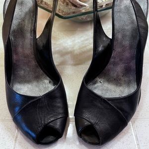 Wedge heels w/ matte finish